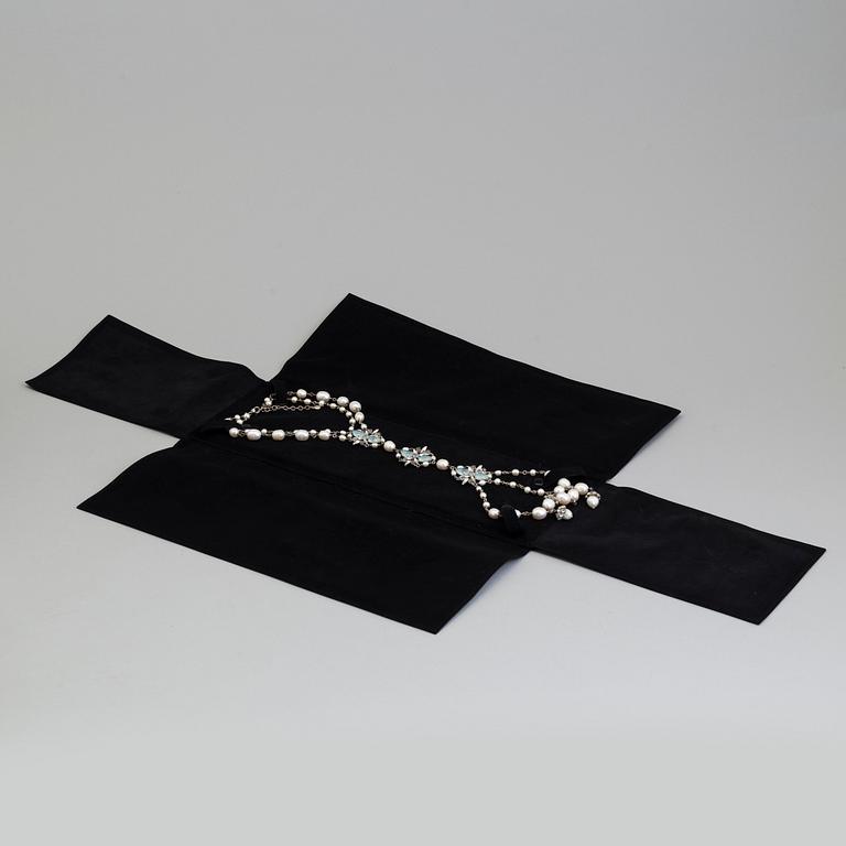 A necklace by Chanel from The Marie Antoinette Coollection 2013, runway piece.