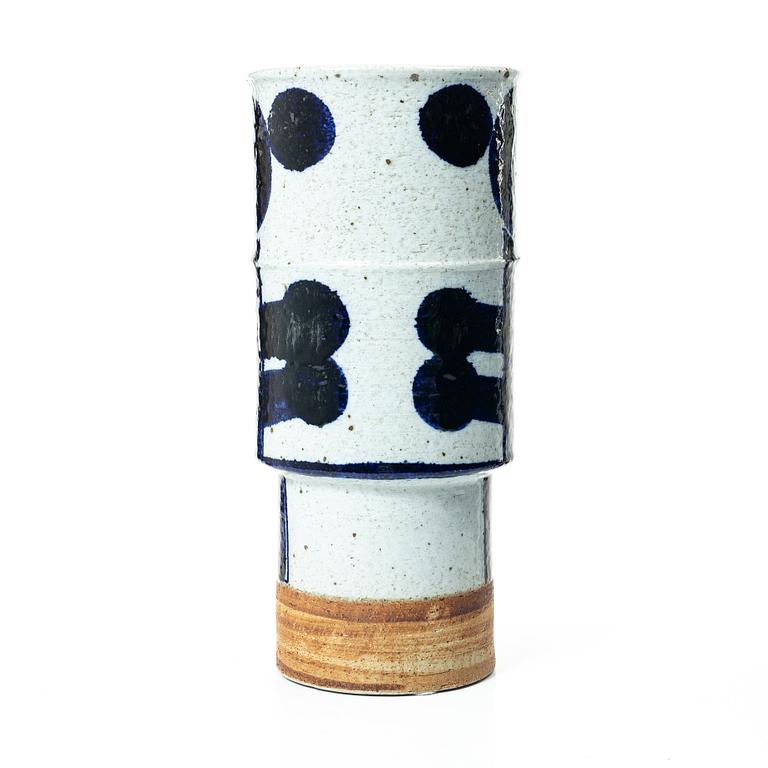 Inger Persson, Floor vase, stoneware, Rörstrand Ateljé, second half of the 20th century.