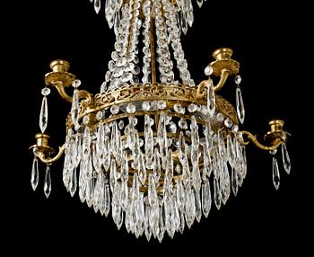 LJUSKRONA, empirestil, 1900-talets mitt. H 65.