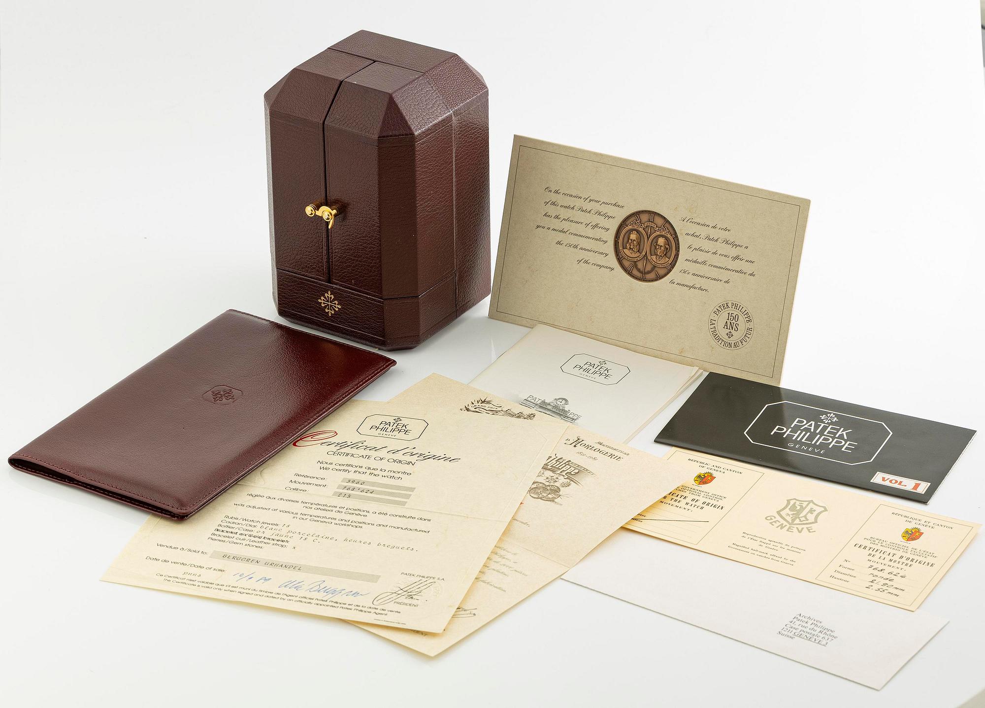 Patek Philippe, "Sealed, New Old Stock", "150th Anniversary", ca 1989.