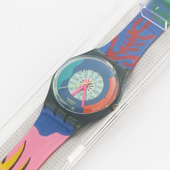 Swatch, Passion Flower, wristwatch, 34 mm.