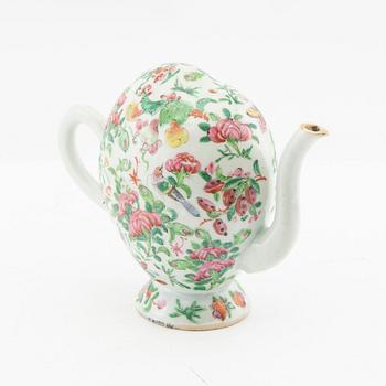 Cadogan teapot China porcelain late 19th century.