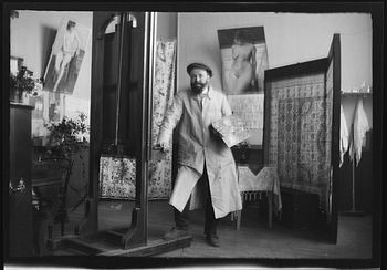 Hugo Simberg, Plagebild från Quiberon, Bretagne.