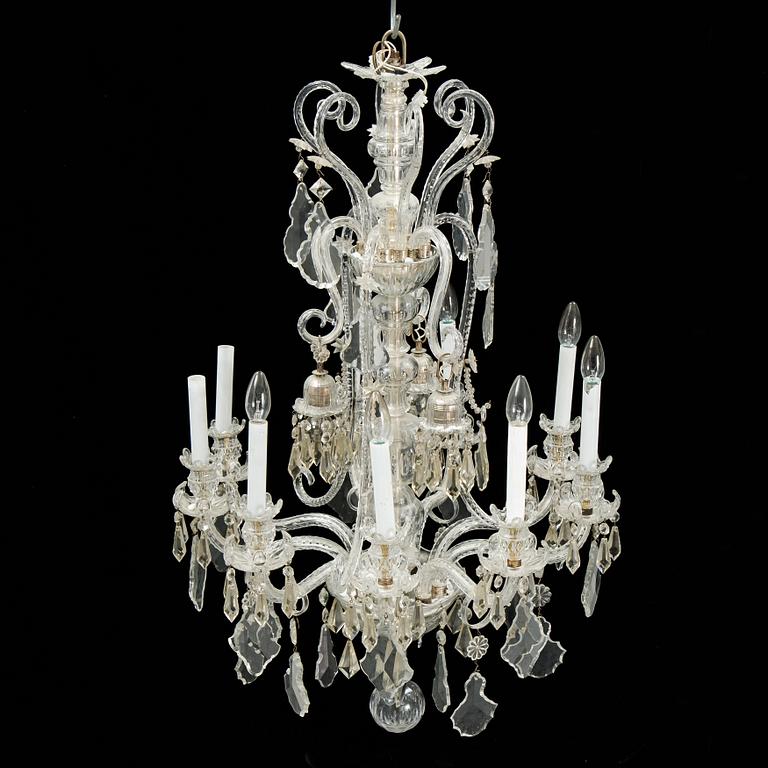 A venetian style chandelier, 20th century.