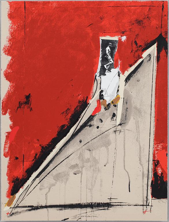 VLADIMIR VELICKOVIC, färgseriegrafi, signerad och numrerad 63/150.