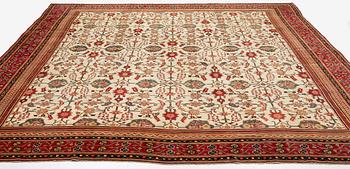 An Agra carpet, North India, c. 508 x 409 cm.