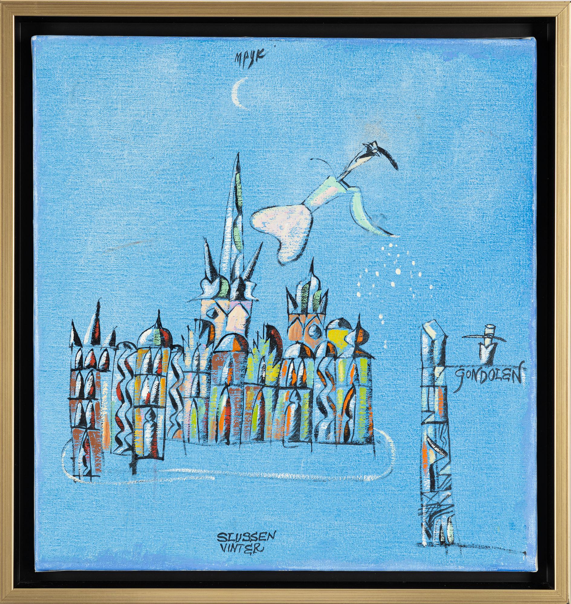 Madeleine Pyk, "Slussen, vinter".