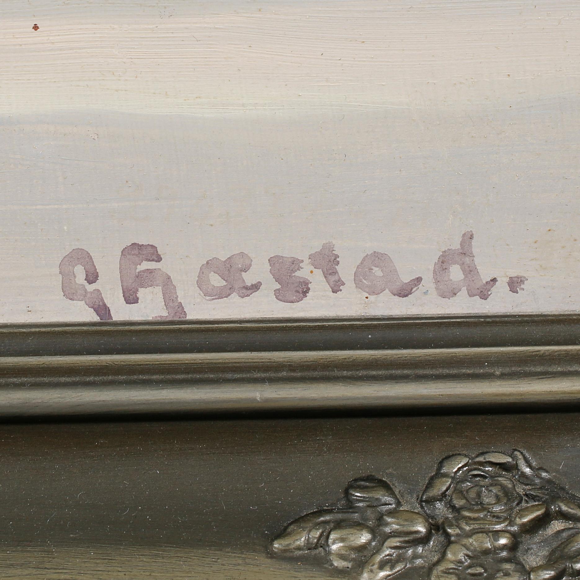 GUSTAF FJAESTAD, oil on panel, signed.