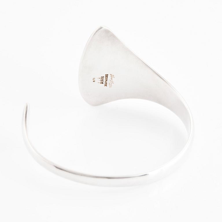 Hans Hansen, bangle, sterling silver, Denmark.