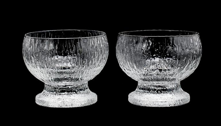 COUPESKÅLAR, 13 st, "Kekkerit", Timo Sarpaneva,Iittala.