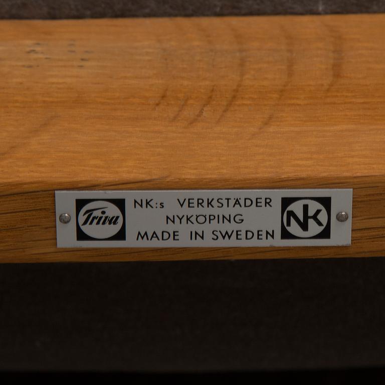 KERSTIN HÖRLIN-HOLMQUIST, a 'Napoleon' easy chair, Nyköping, Nordiska Kompaniet, mid 20th century.