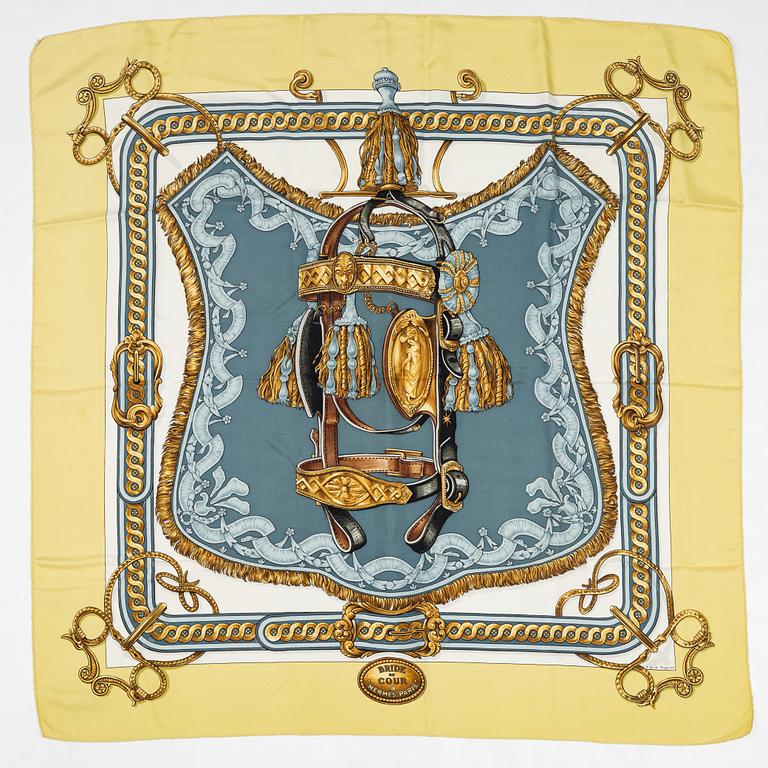 Hermès, scarf, "Bride de Cour".