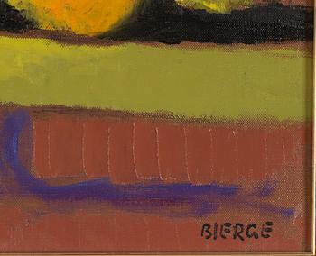 ROLAND BIERGE, oil on canvas, signed. Dated -79 verso.