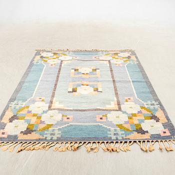 Ingegerd Silow, Rug, flat weave, signed, approximately 232x169 cm.