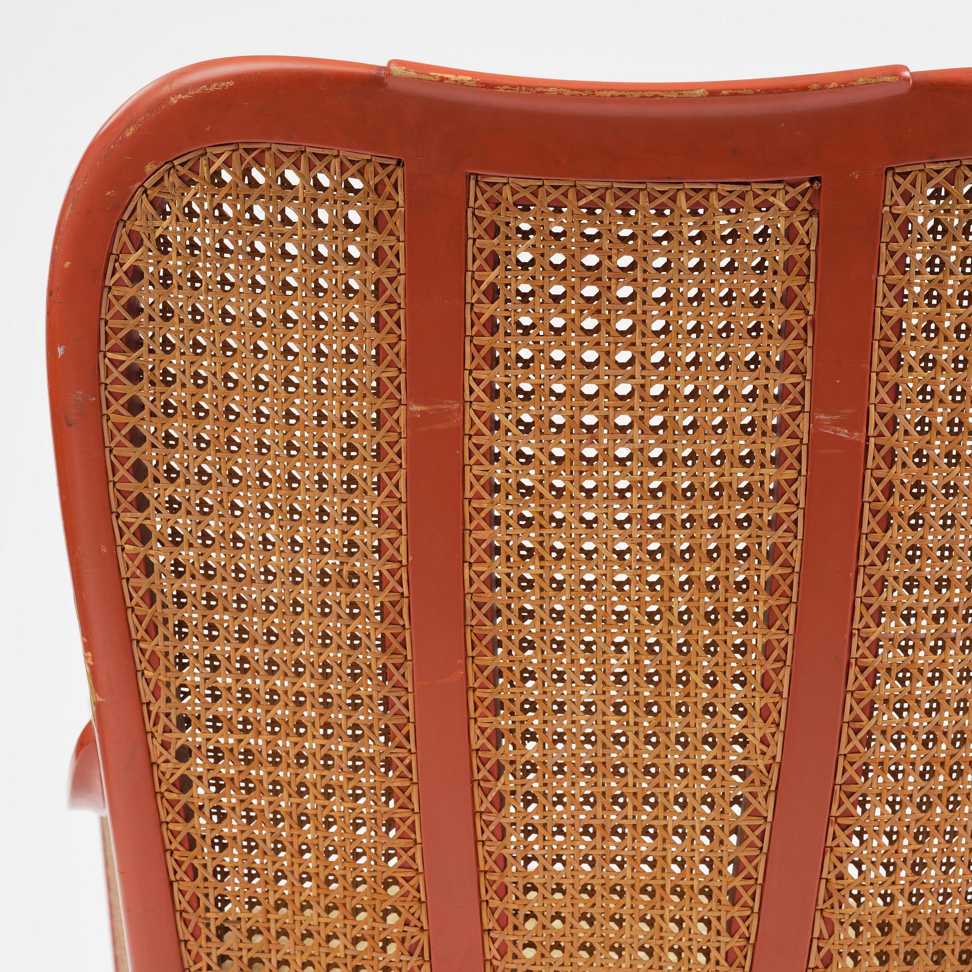 Carl Malmsten, a pair of Swedish Grace armchairs, cabinetmaker Albin Johansson, Stockholm, for Villa Kvikkjokk, 1927-28.