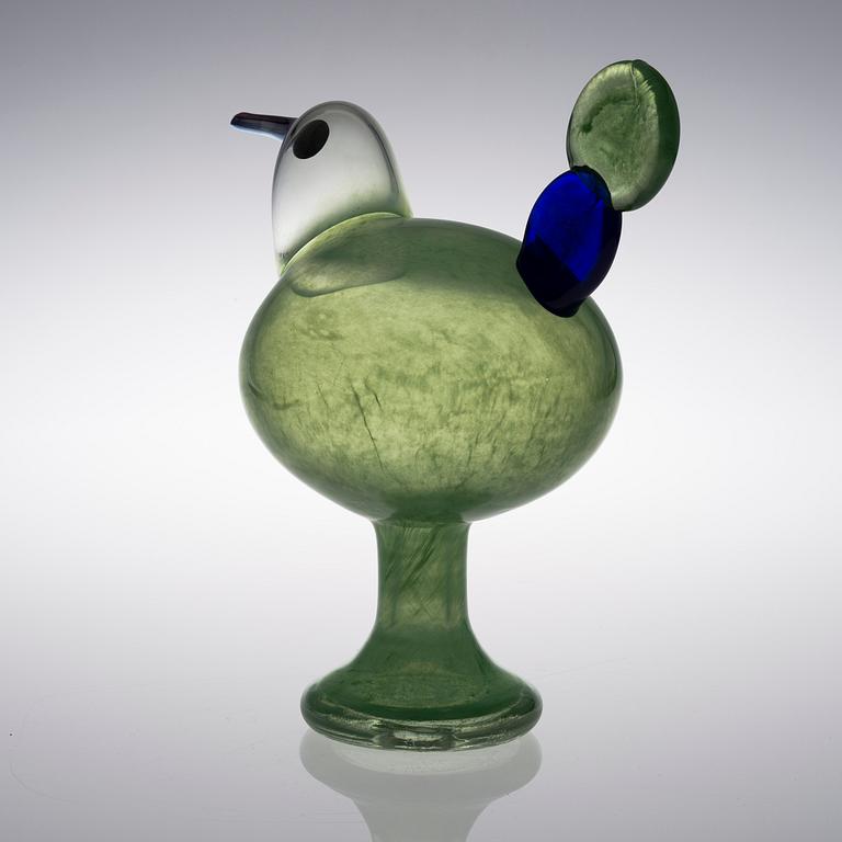 OIVA TOIKKA, A BIRD. Kiikkuri. Signed O. Toikka, Mog Iittala 2015.