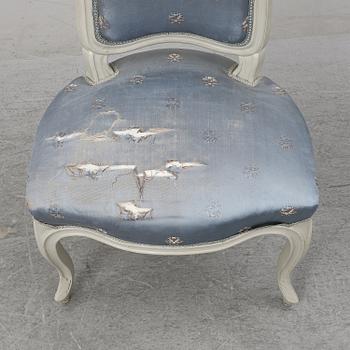 A mid 18th Century Rococo chair.