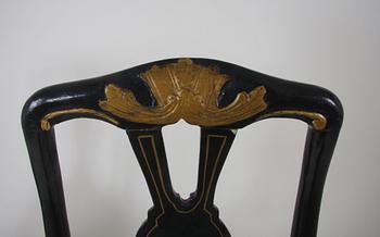 STOLAR, ett par, rokoko, 1700-talets andra hälft.