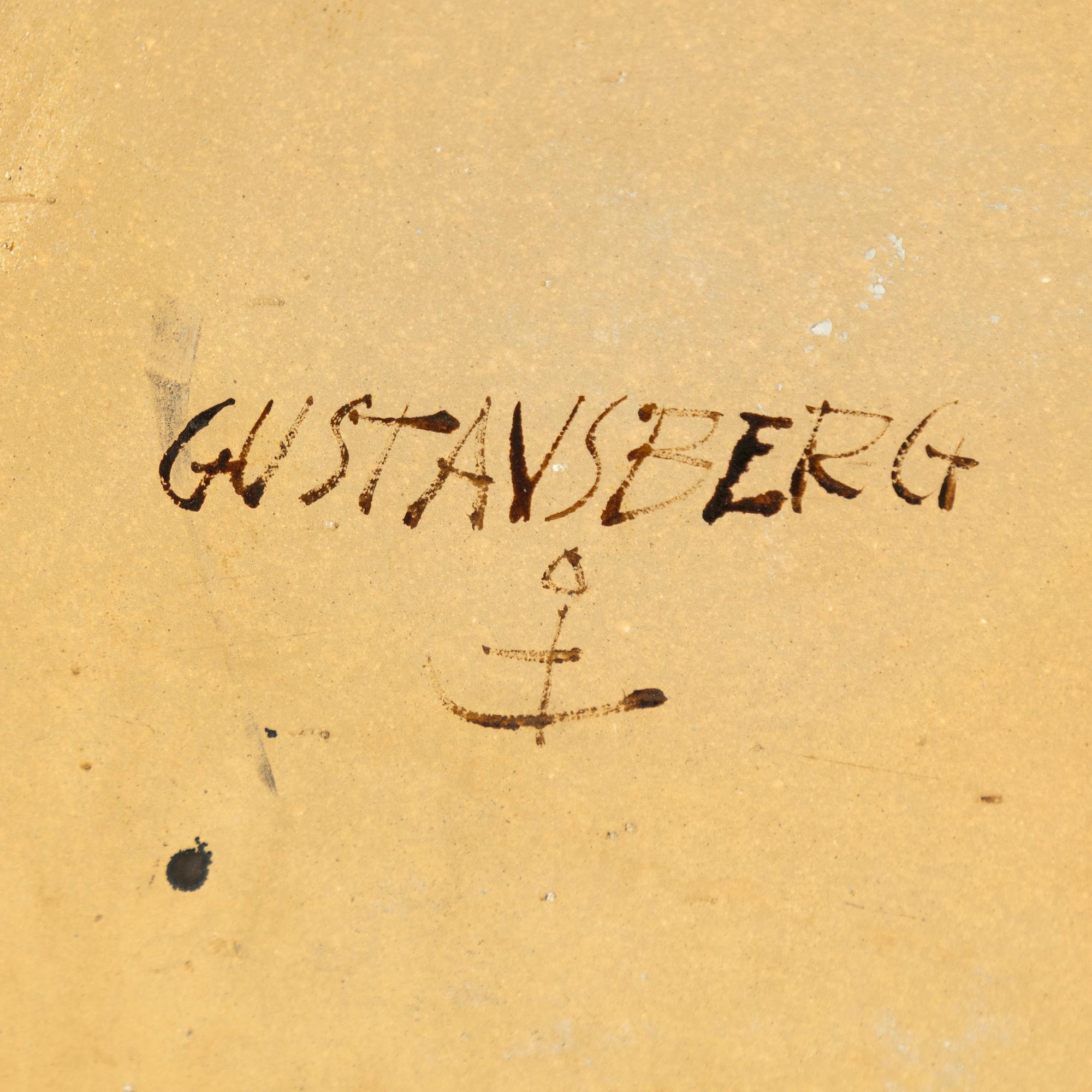 Börje Skohg, väggplakett, Gustavsberg.