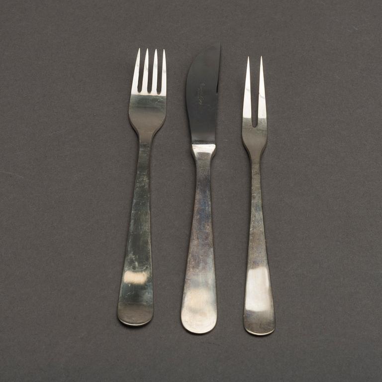WIWEN NILSSON, bestick, silver, 32 delar, 1938-40.