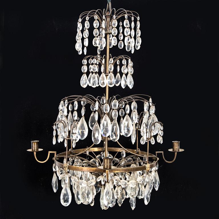 Chandelier, Haga model, 1800-1900s.