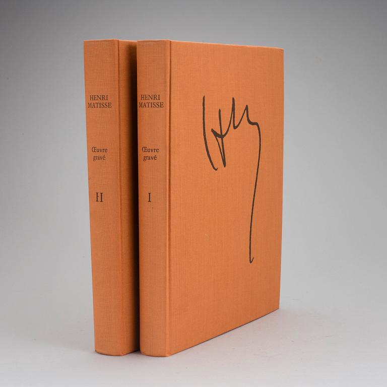 MARGUERITE DUTHUIT-MATISSE & CLAUDE DUTHUIT, "Henri Matisse. Catalogue raisonné de l'oeuvre gravé, Tome I + II".
