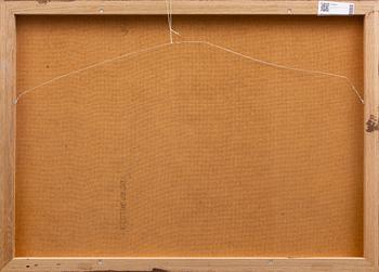 Gerhard Nordström, olja på pannå, signerad.