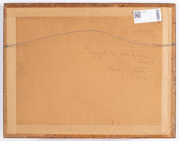 Kurt Jungstedt, watercolour, signed.