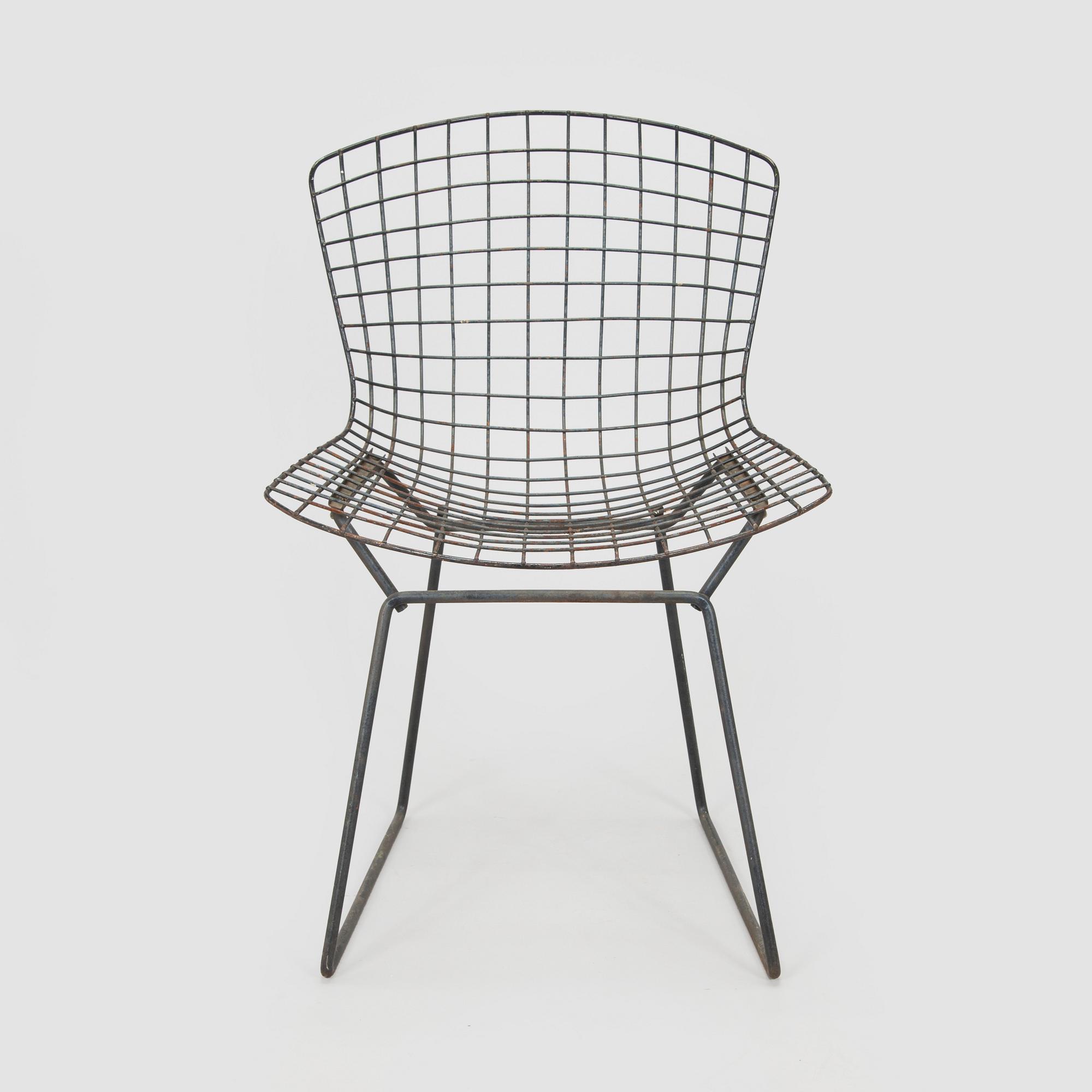 Harry Bertoia, stol, "Side Chair". Licenstillverkning i Finland av Fiskars, Billnäs, 1950-/1960-tal.