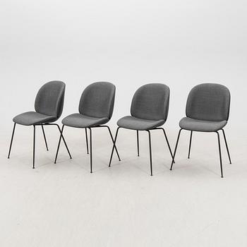 Gamfratesi, chairs 4 "Beetle" for Gubi, contemporary.
