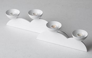 Eero Aarnio, EERO AARNIO, two candelabra; "Cactus" and "Cloud", Finland, one dated 2003.