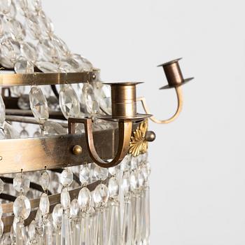 Chandelier, circa 1900, Empire style.