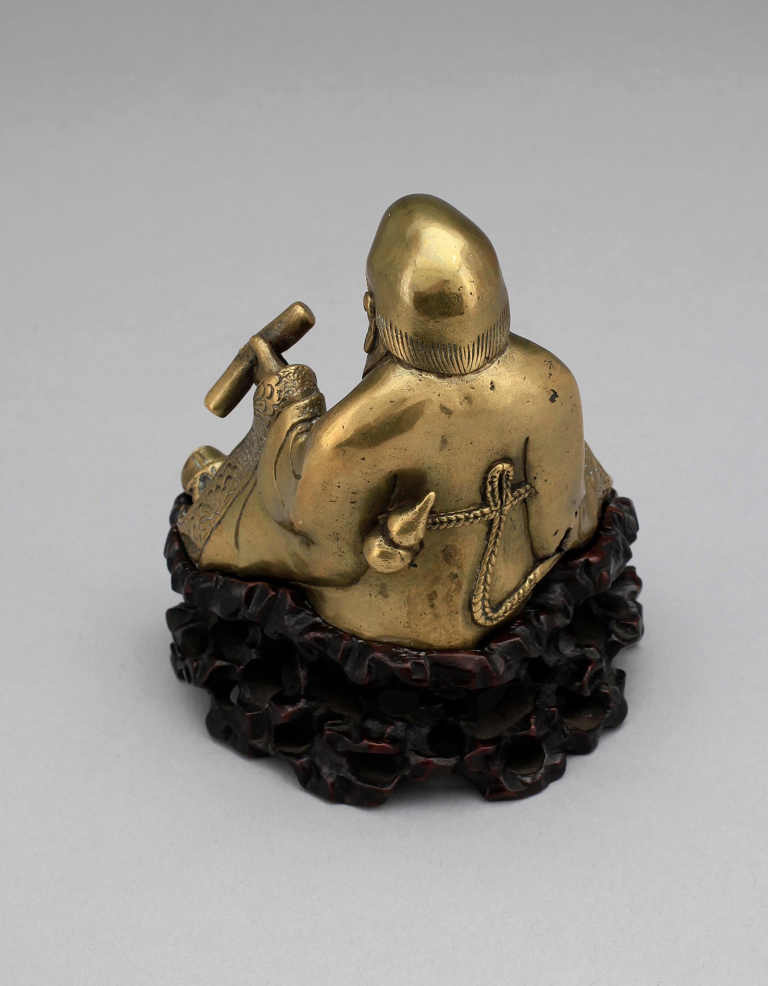 BUDDHA, mässing, Kina, sen Qing 1800/1900-tal.