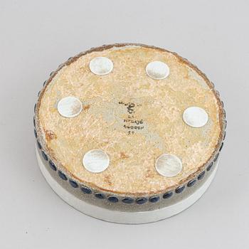 Sylvia Leuchovius, four ceramic dishes and bowls, Rörstrand.