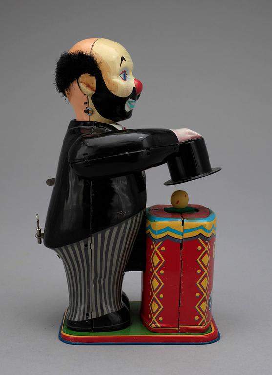 LEKSAK, plåt, "Bobo the Magician", Japan, 1900-talets mitt.