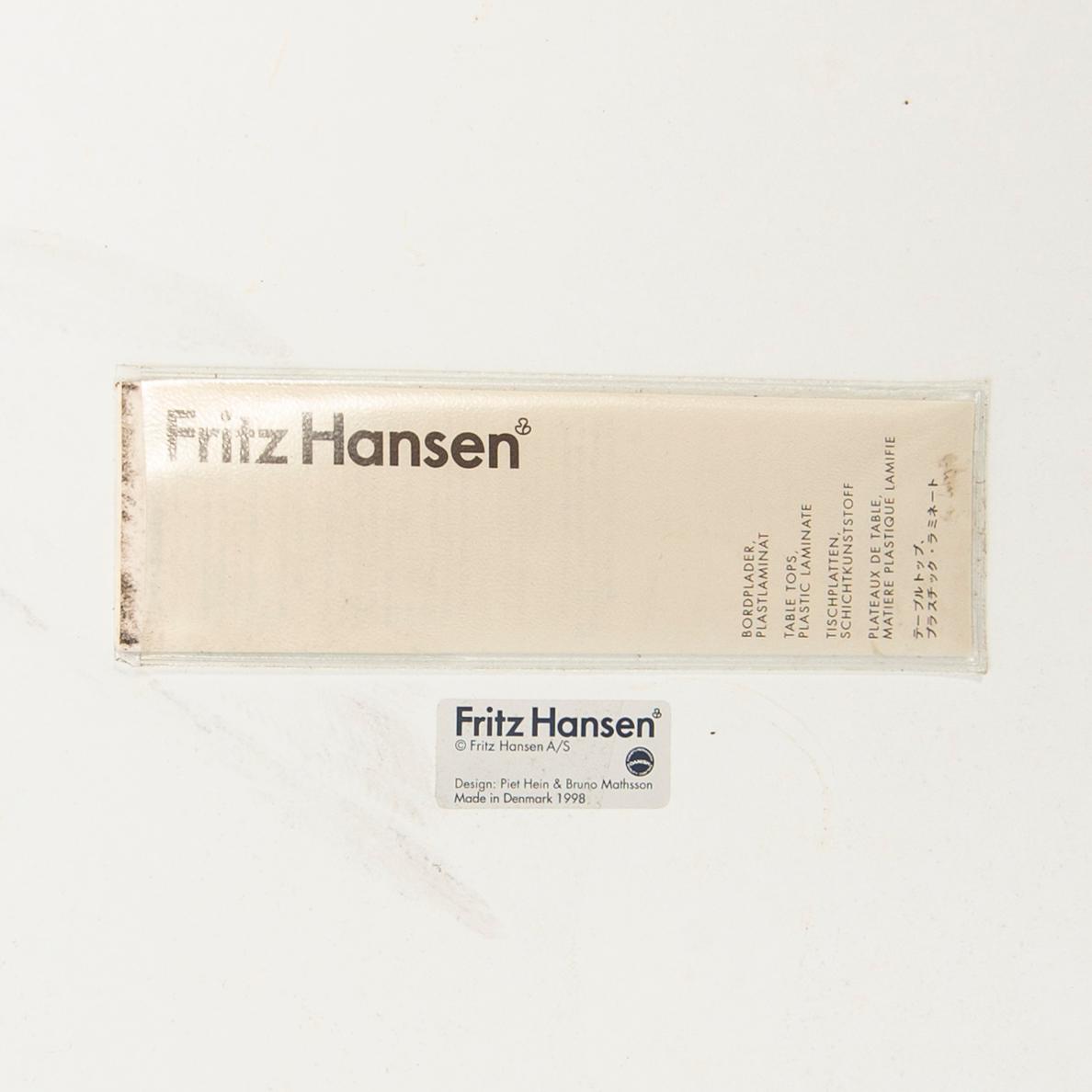 Bruno Mathsson & Piet Hein, bord, "Superelips", Fritz Hansen, Denmark 1998.