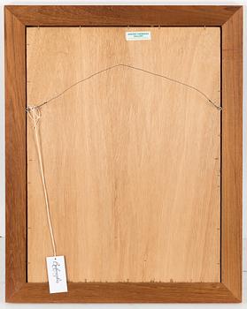 ERNESTO TATAFIORE, mixed media on panel. Signed Tatafiore.