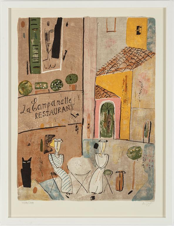 MADELEINE PYK, lithograph in colours, signed 4788/5000.