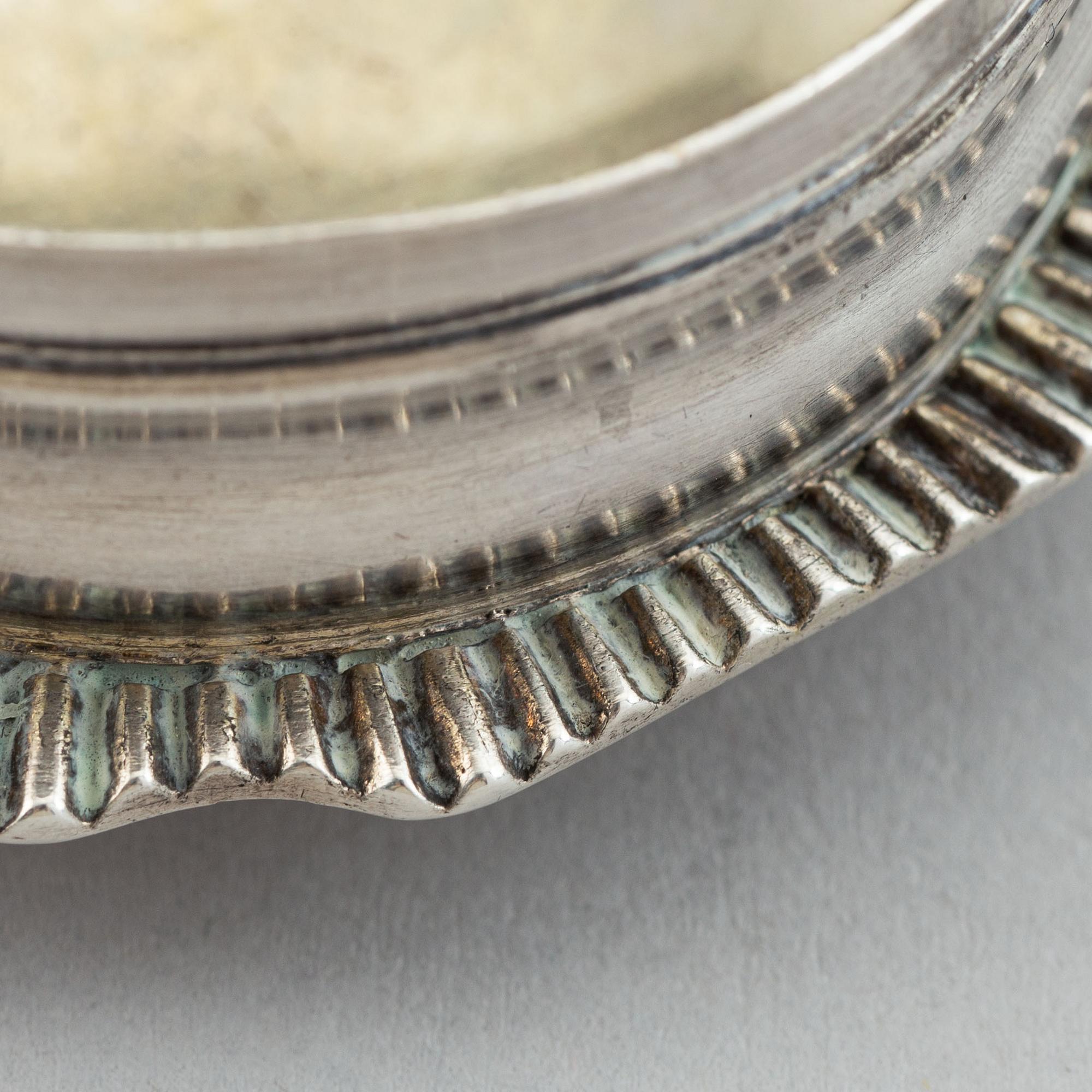 A swedish silver box, 1812.