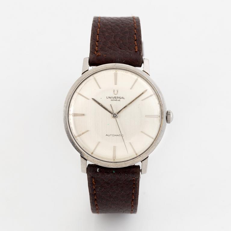Universal Genève, wristwatch, 34 mm.