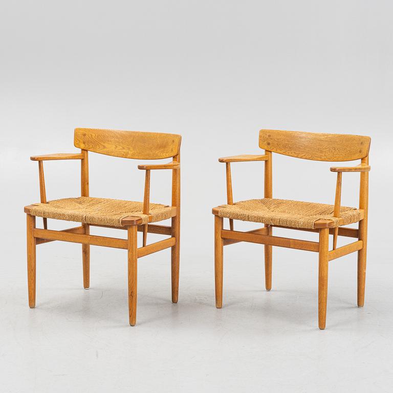 Børge Mogensen, a pair of armchairs, "Öresund", Karl Andersson & Söner, second half of the 20th century.