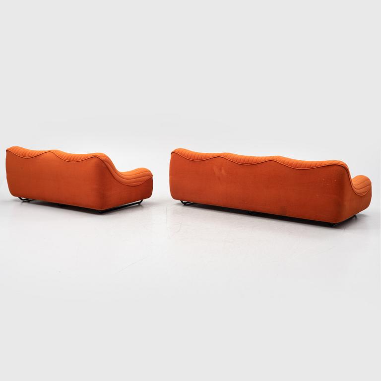 Two 'Mussy' sofas, Ulferts, 1970's.