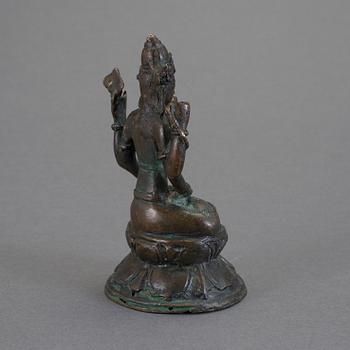 BODHISATTVA, brons, Sinotibetansk, 1900-tal.