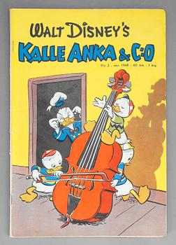 SERIETIDNING, Kalle Anka & Co, nr 3, 1948.