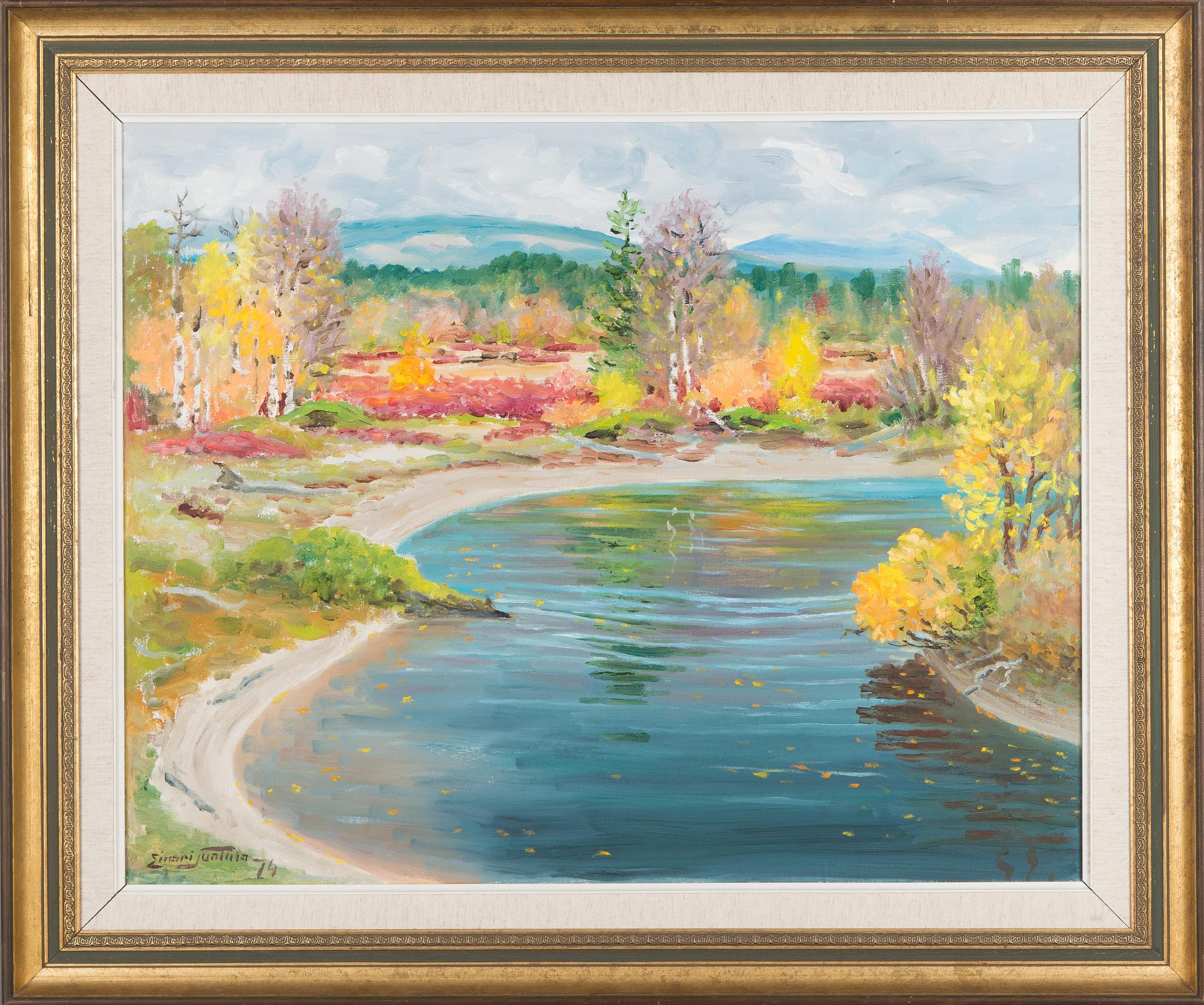 Einari Junttila, Autumn Landscape.