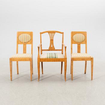 Stolar 2 st samt karmstol 1900-talets början.