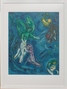 MARC CHAGALL, efter, färglitografi.