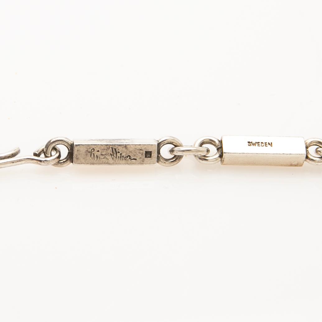 Wiwen Nilsson, armband, sterlingsilver, Lund, 1940.