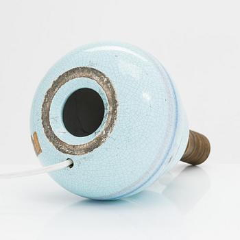 Toini Muona, bordslampa, keramik, signerad TM Arabia.