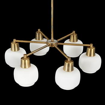 TAKLAMPA, troligen Arnulf Bjørshol, modell 8485, Høvik Verk, 1950/60-tal.